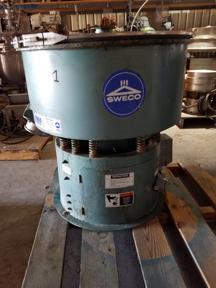 ***SOLD*** used Sweco Grinding Mill, Model DM04L USED. Driven by 2.5 HP, 460 volt motor.  6
